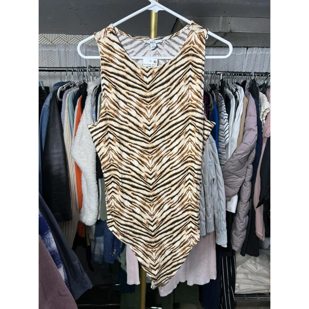 NWT Bar III Bodysuit Size XL  Sleeveless Bodycon Bodysuit Top MSRP $29.50